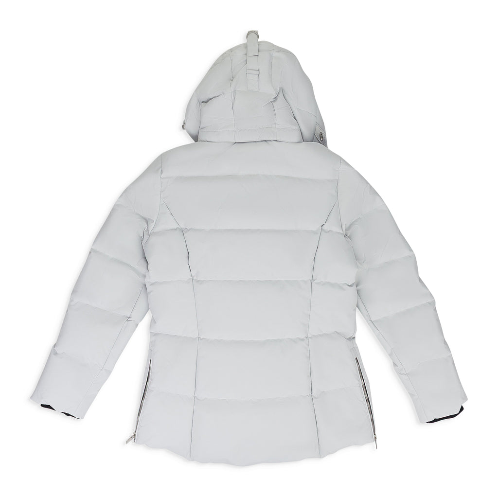 GREY W CLOUD 3Q SH PUFFER JACKET