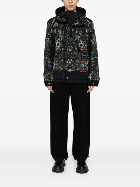 sacai printed jacket