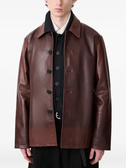 Studio Nicholson Landau leather jacket
