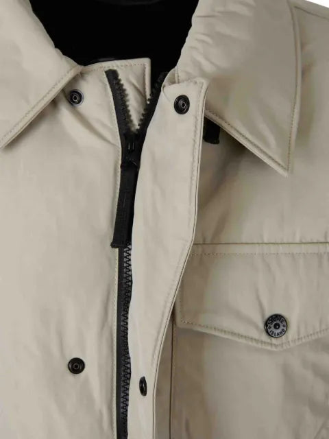 Stone Island 4100022 micro reps down coach jacket with anti-drop