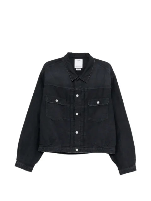 visvim panelled denim jacket