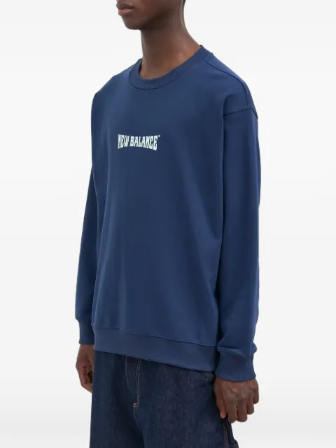 New Balance logo-print crew-neck sweatshirt