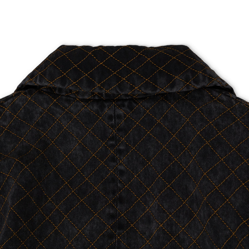 Grey Scratch Mark Embroidered Blazer