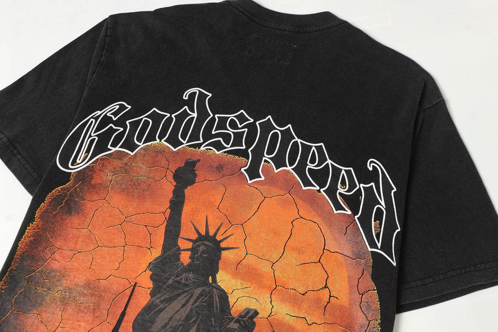 Godspeed Statue of Liberty Graphic T-Shirt